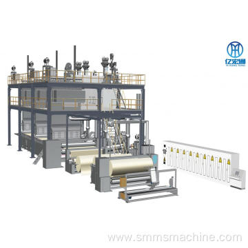 sss three trip beam nonwoven fabric making machine